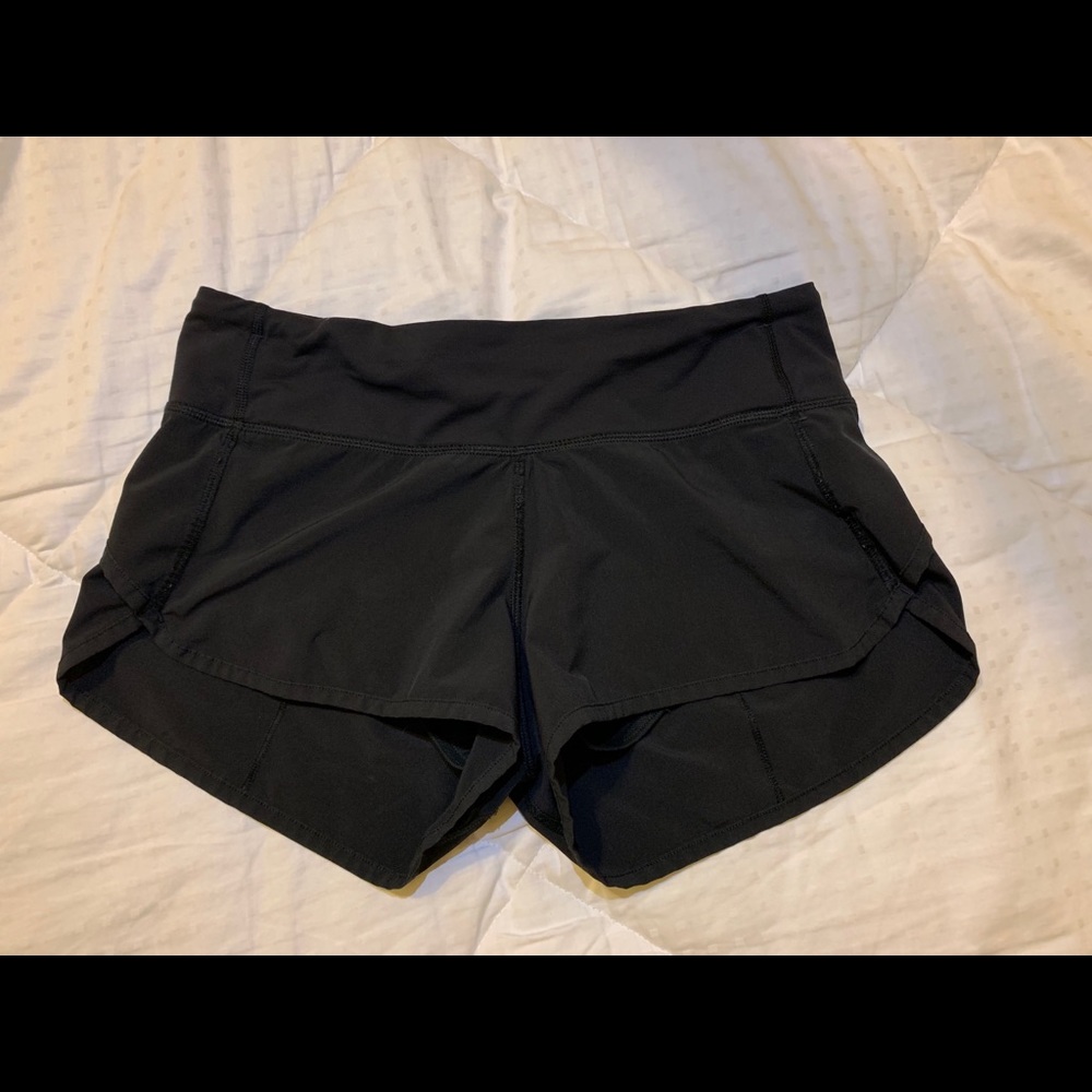 ❗️ Sold ❗️Black Lululemon Speed Up Shorts 2.5” 🖤